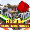 Modern Redstone House for MCPE