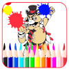 Five Nights at Freddy's : color books free