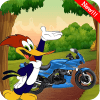 Woody Woodpecker Motorbike