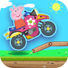 Pepa Happy Pig Racing Motorcycle