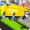 3D Futuristic Flying Dump Truck