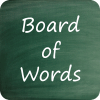 Board of words