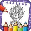 Coloring book for Dragon Ball - Goku