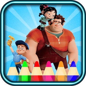 coloring wreck it ralph fans