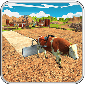 Bull Farming Village Farm 3D