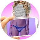 Girl cloth camera xray scanner prank