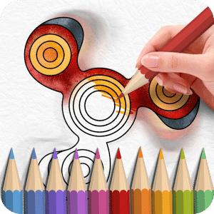 Fidget Spinner Coloring Books