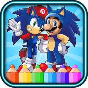 coloring sonic dach game for fans