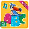 English ABC for kids with animals, no ads