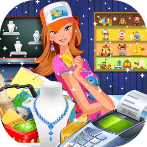 SuperMarket shopping cashier – Girls cash register