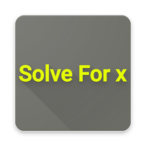 Solve For X Practice