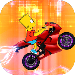 Bart simpson motocross