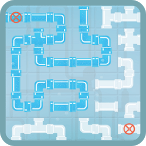 Pipes Flood Puzzle