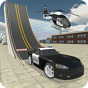 Police Car Stunt Simulation 3D