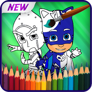 PJ-Masks Coloring book game