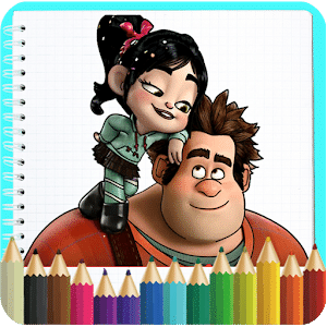 How To Color Ralph Breaks the Internet