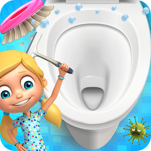 浴室清理 - 浴室清洁儿童游戏2018年