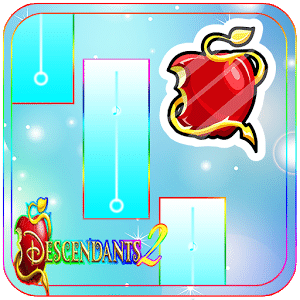 Descendants 2 Piano Tiles Game