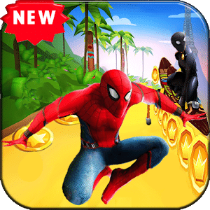 Subway avengers Infinity jump: spiderman & ironman