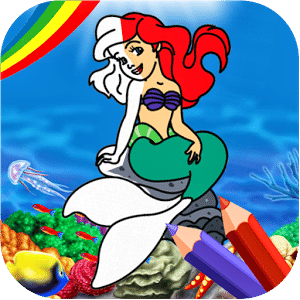 Princess Mermaid Coloring Game