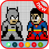 SuperPixel – Hero Coloring by Number