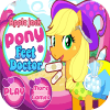 Apple Jack Pony Feet Doctor - Free Fun Girls Games