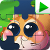 Cute Animal Jigsaw Puzzle Game for Kids