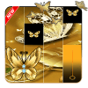 Gold Butterfly Piano Tiles