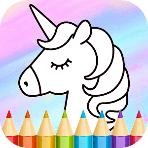 unicorn - easy coloring pages下载