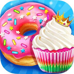 Rainbow Princess Bakery - Make Cupcake & Donut