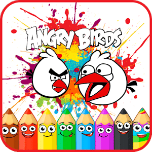 Coloring Angry Bird for Kids