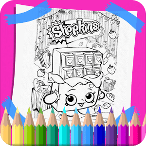 Kids Shopkins Coloring