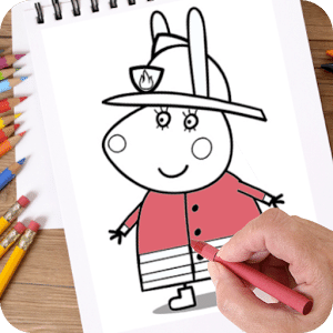 Coloring book for Peppa Piggy
