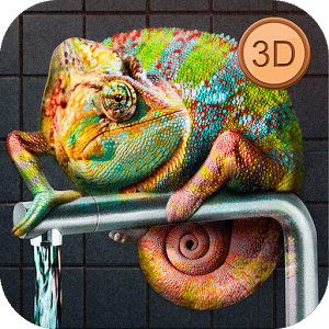 Chameleon Home Pet Lizard Simulator 3D