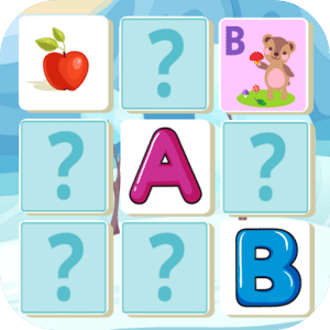 ABC English Memory Match Puzzle