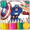 Superhero Coloring Book Pages :Coloring games free