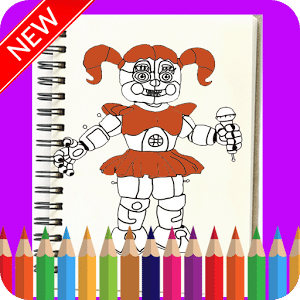 Circus Baby coloring book