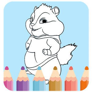 Coloring Game Chipmunk