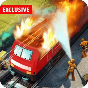 Burning Train Simulator Games