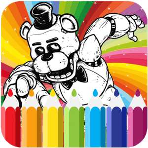 Five nights coloring book game