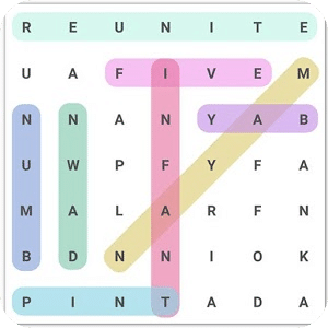 Word Search in 17 languages