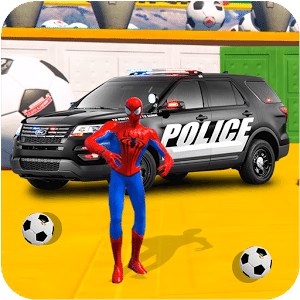 Superheroes Police Car Stunt Top Racing Games