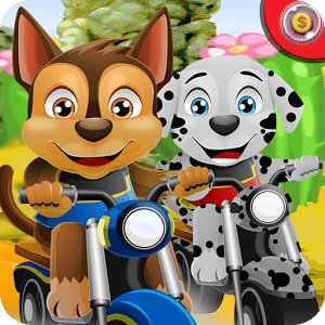 Paw Motorbike Race Patrol