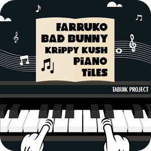 Farruko Bad Bunny Krippy Kush Piano Tiles