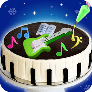 DIY生日钢琴蛋糕制造商！音乐婚礼蛋糕