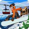 Snowboard Party Skiing Jump