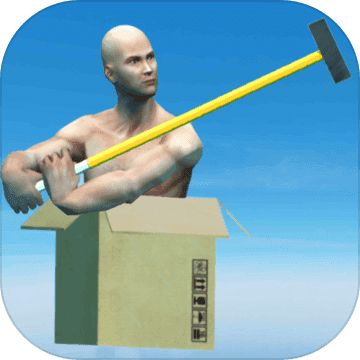 boxman Jump: ragdoll person box