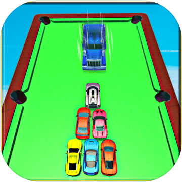 Billiards Pool Cars: Car Pool Ball Stunt