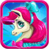 Pink Baby Pony MakeUp & Care Game