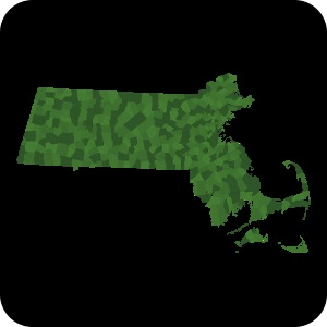 马萨诸塞州地图拼图
